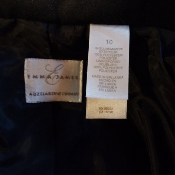 Emma&James liz CLAIBORNE BLACK Blazer - Picture 5 of 5